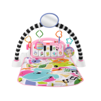 Bundle: Glow & Grow Piano Gym + Purple Monkey Stroller Toy - Image 2