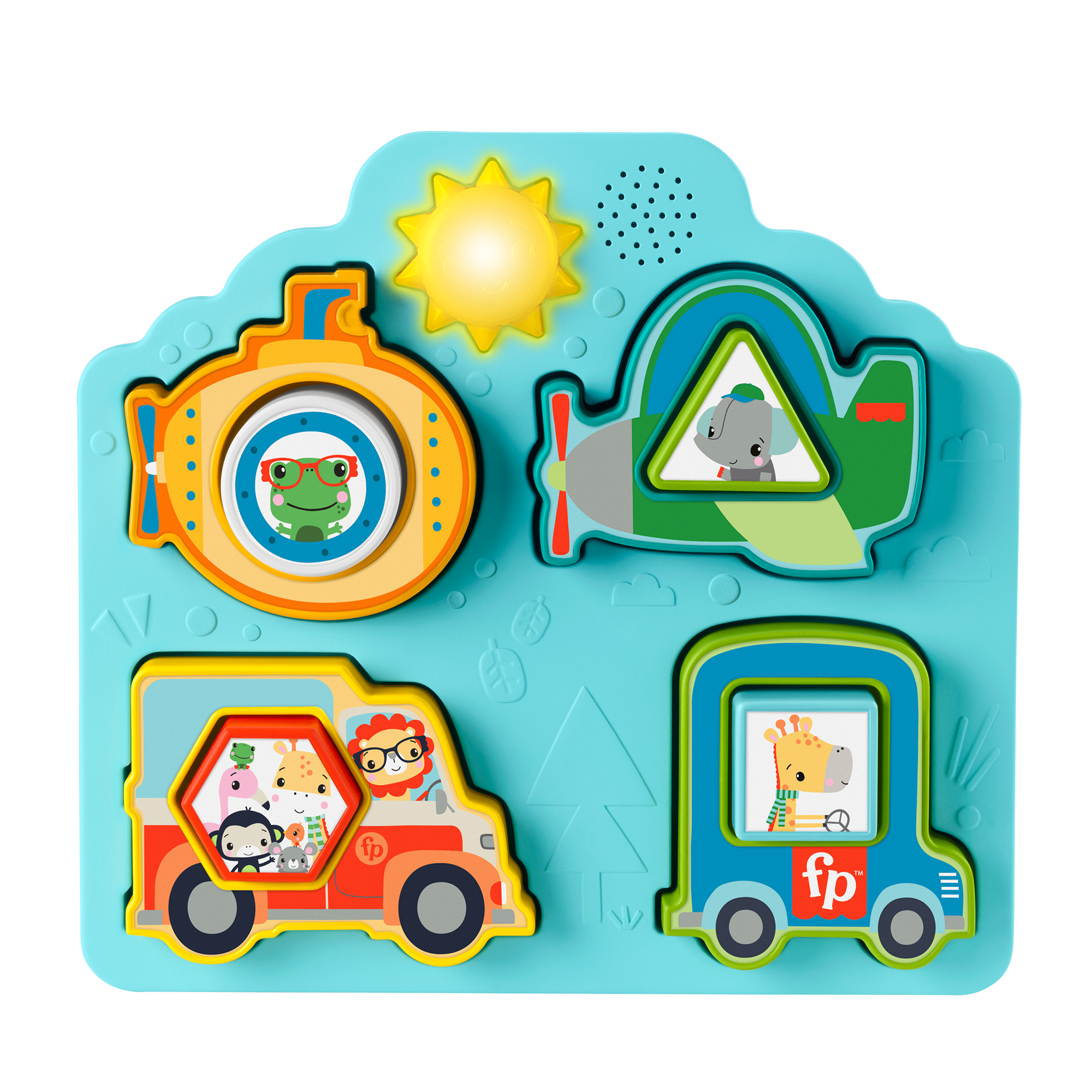 FPHRP31PR5Z.png Fisher-Price Shapes & Sounds Vehicle Puzzle - Image 1