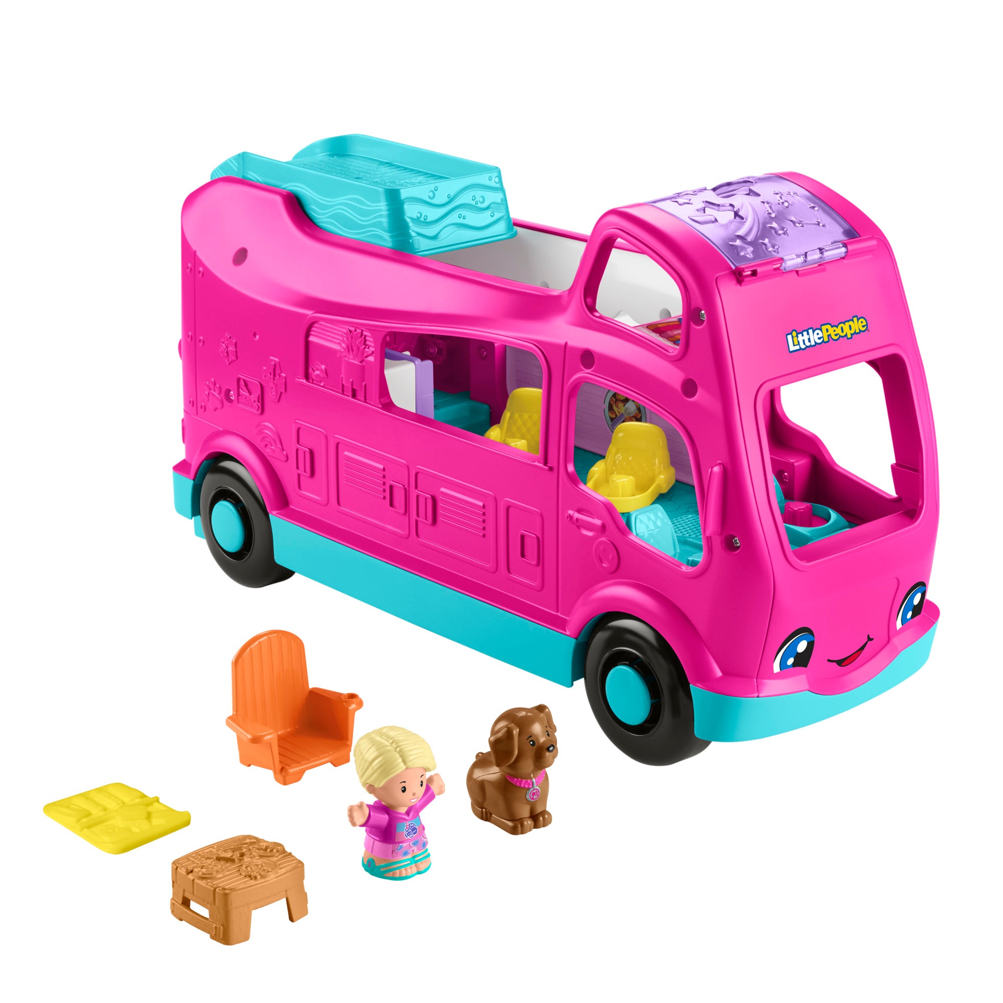 FPHWB31PR5Z.jpg Barbie Little Dreamcamper by Little People - Image 1