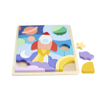 Fisher-Price Wooden Space Blocks Puzzle - Image 4