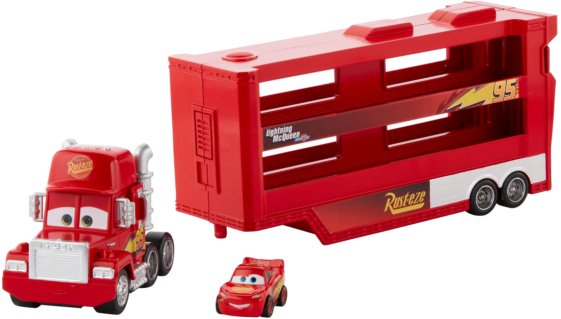 GNW34_MAX_Assets_Bucket_-_Basic_Product_Image_1.png Disney Pixar Cars Mack Mini Racers Hauler - Image 1