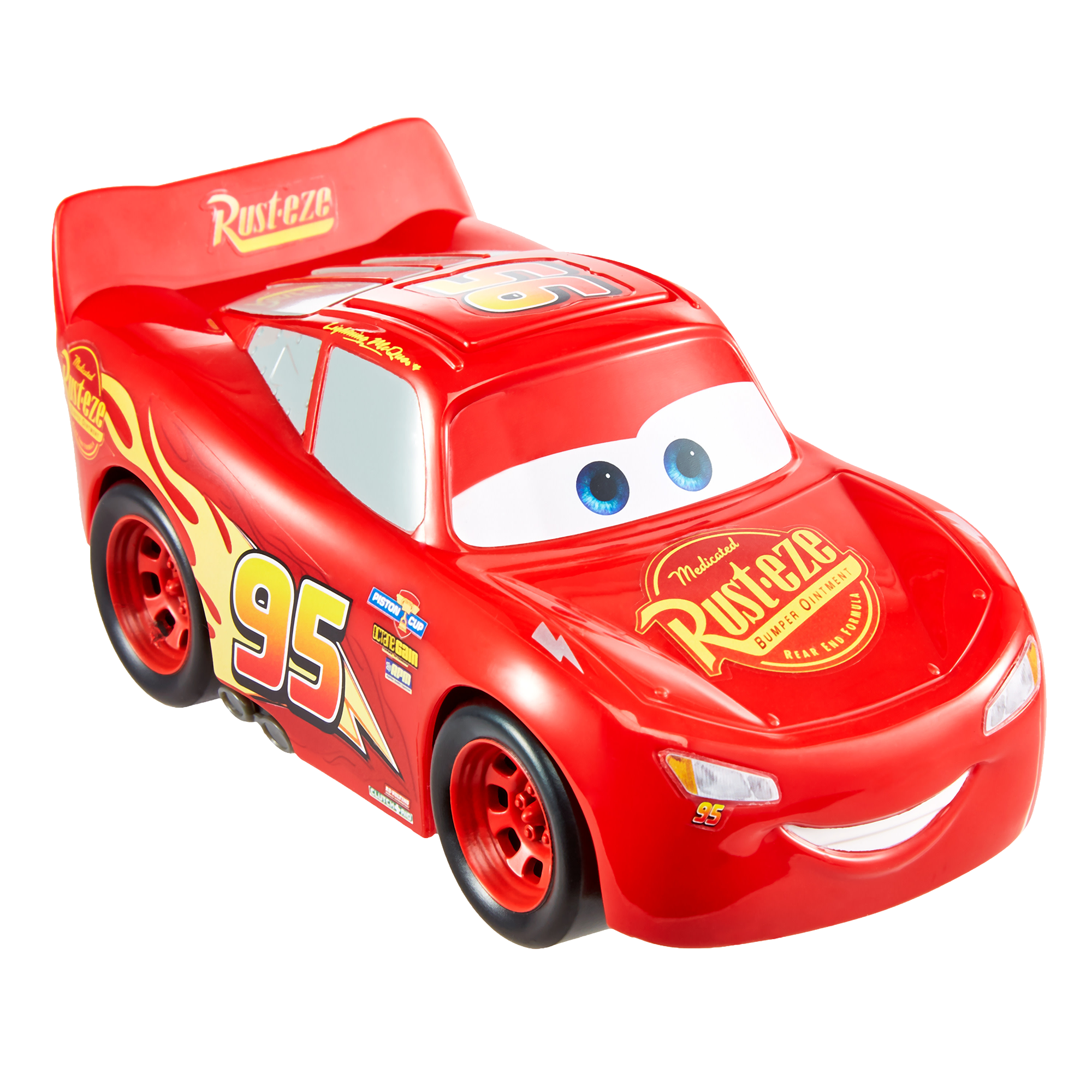 HJC58.png Disney Pixar Cars Track Talkers Lightning McQueen - Image 1