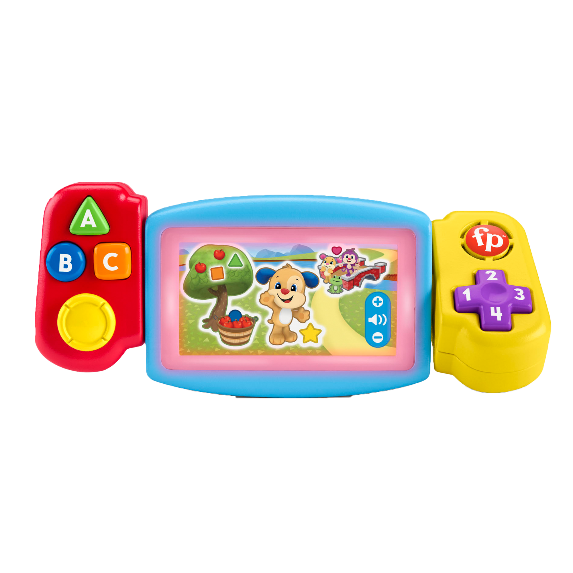 HJN97_Enhanced_A__Inset1_300x300_60f8b3ed-1c8c-4b6c-af0e-6257793be011.png Fisher-Price Laugh & Learn Twist & Learn Gamer - Image 1