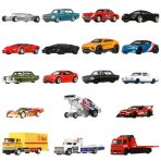 Hot Wheels Car Culture & Team Transport Factory Set of 18 Premium Toy Vehicles (Styles May Vary) - Image 2