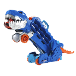 Hot Wheels Bundle: Ultimate T-Rex Transporter +  Collection Of 10 Assorted New & Vintage Cars