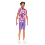 Barbie Fashionistas Ken Doll #227, Brunette Fashion Doll with Totally Hair-Inspired Look, 65th Anniversary - Image 2