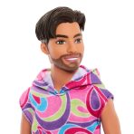 Barbie Fashionistas Ken Doll #227, Brunette Fashion Doll with Totally Hair-Inspired Look, 65th Anniversary - Image 3