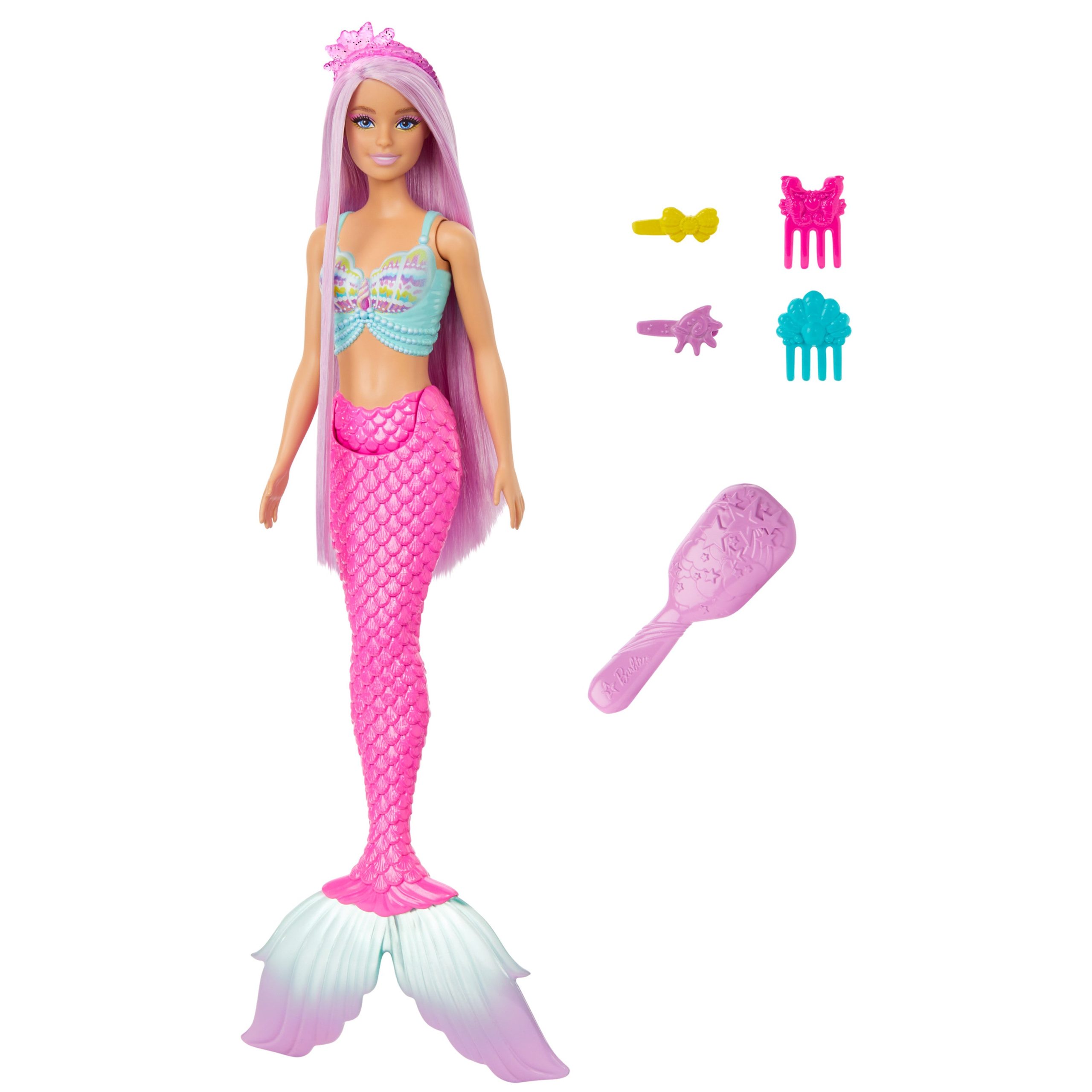 HRR00_eRetail_Assets__without_Feature_Callouts__1.jpg Barbie Mermaid Doll and Accessories - Image 1