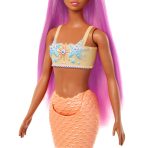 Barbie Mermaid Doll with Pink Hair, Soft Orange Tail and Headband Accessory - Image 3