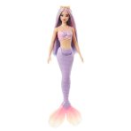 Barbie Mermaid Doll with Lilac Hair, Purple Tail and Headband Accessory - Image 5