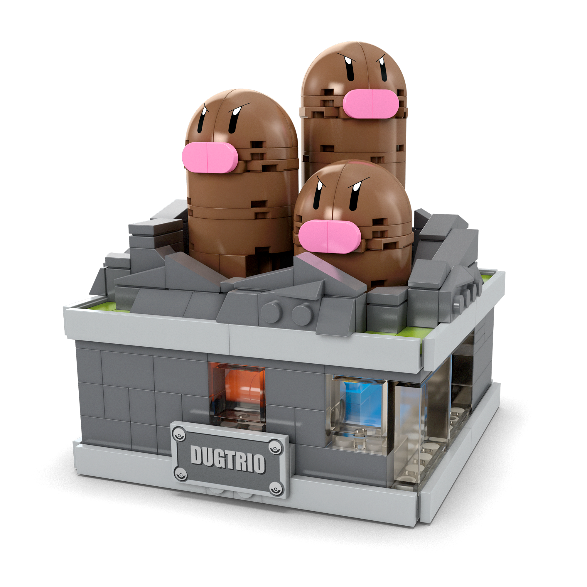 HTH73_3D_FINAL_S24.png Mega Showcase Pokémon Mini Motion Dugtrio - Image 1