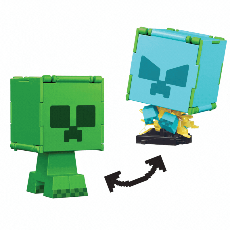 HTL43.gif Minecraft Flippin’ Figs Figures - Assorted* - Image 1