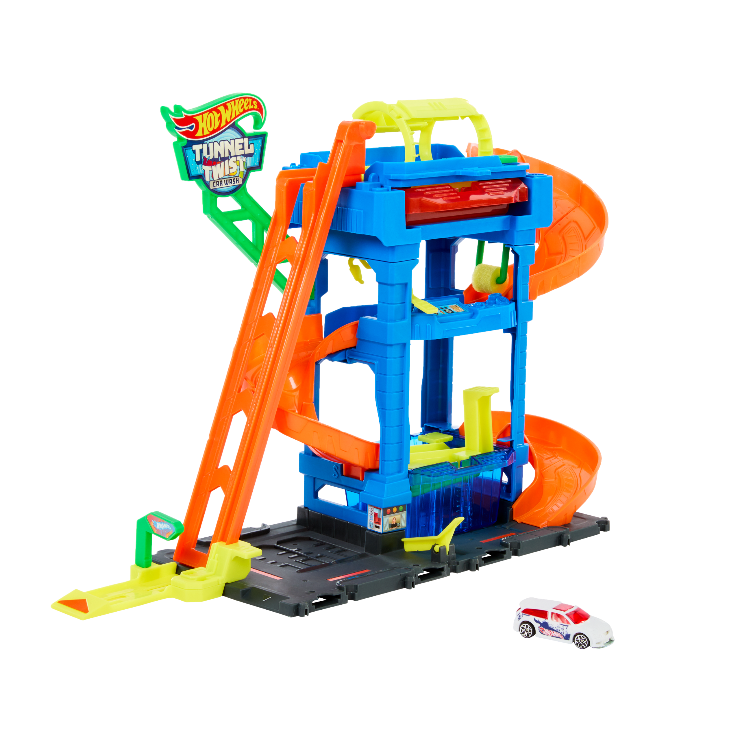HTN80_W_24_0462.png Hot Wheels Tunnel Twist Car Wash - Image 1