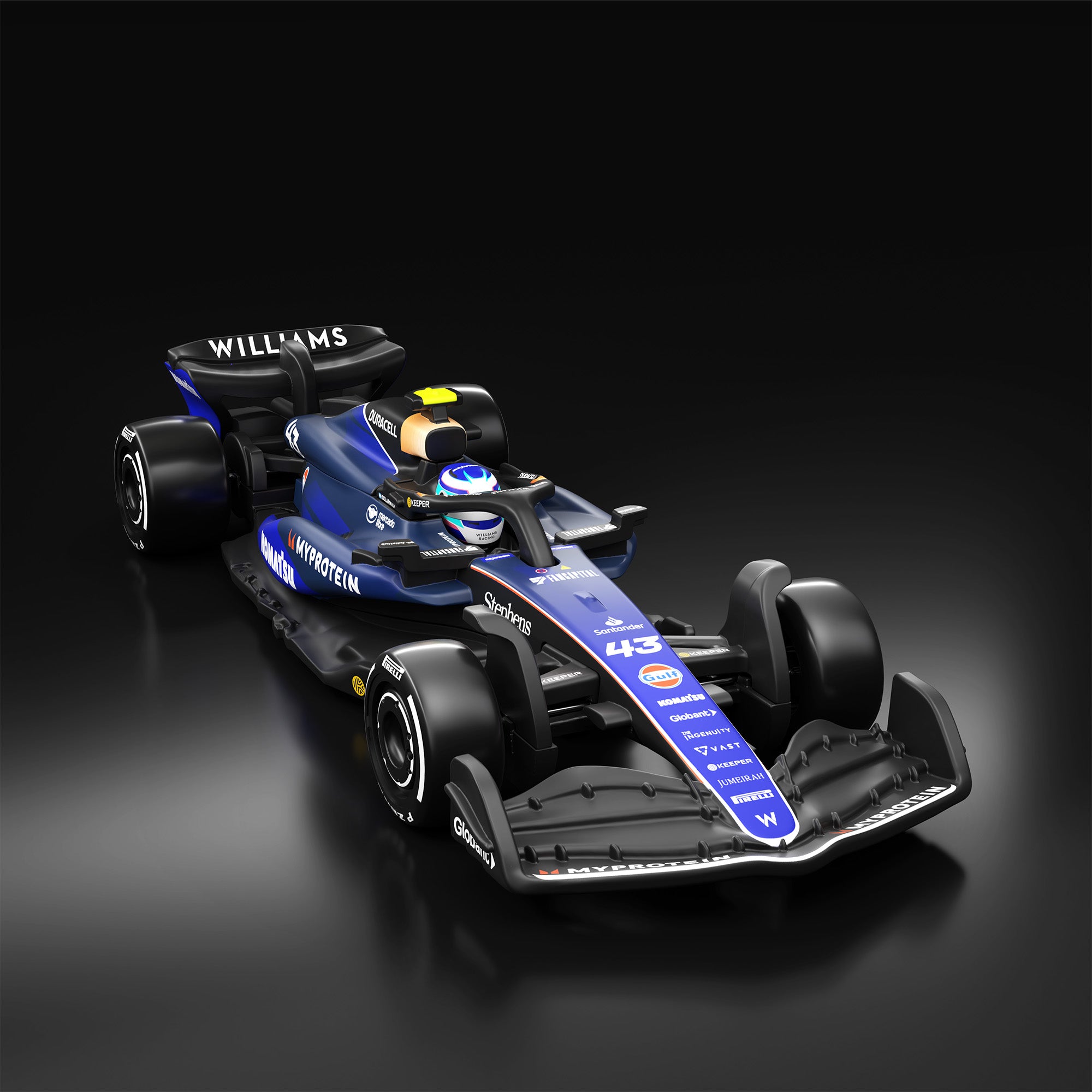 HWC_PDP_F1_JBM20_Williams_001.jpg Hot Wheels® F1® Series: Williams Racing FW46 Car #43 - Image 1