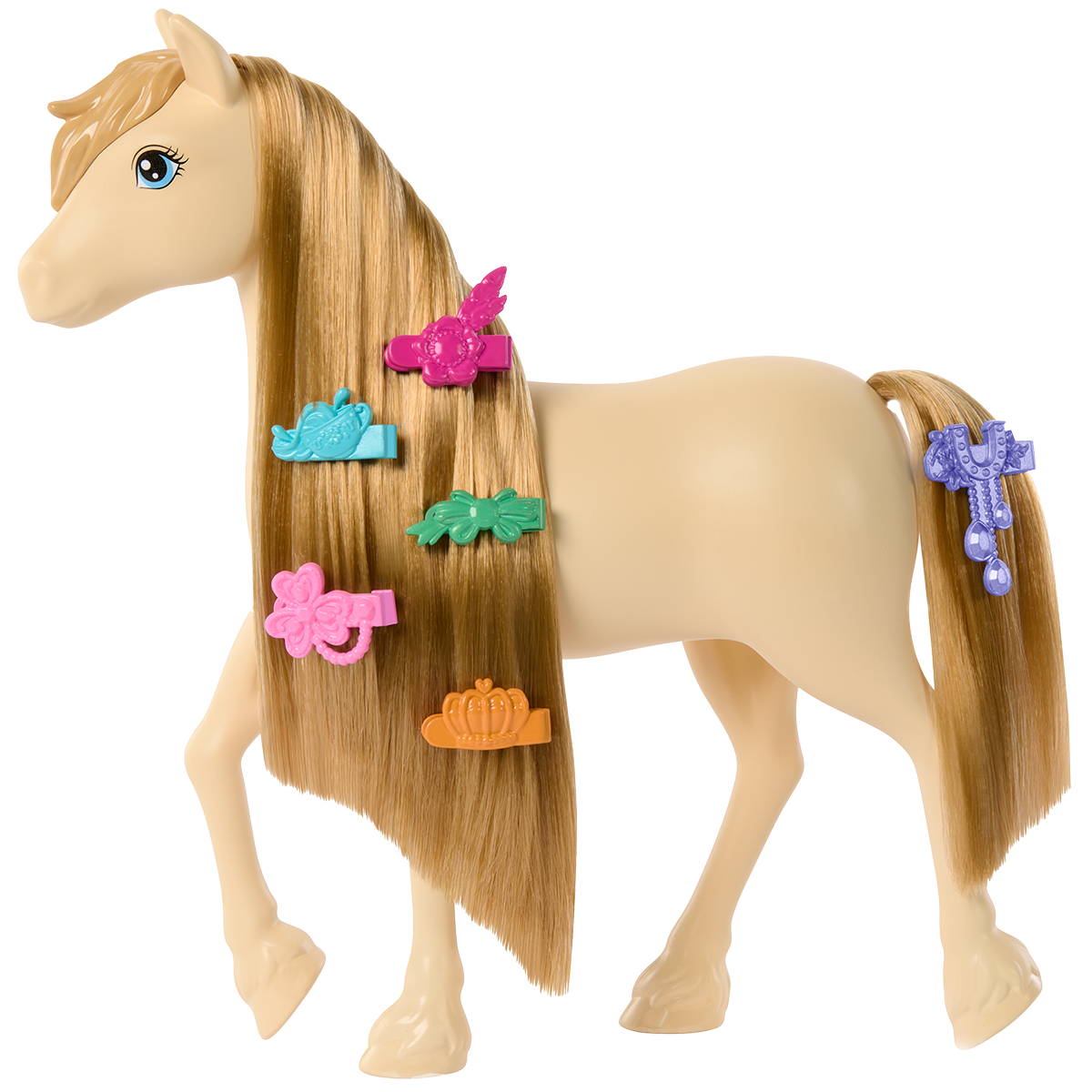 HXJ36_OP_24_0059.png Barbie Mysteries The Great Horse Chase Tornado Pony and Accessories - Image 1