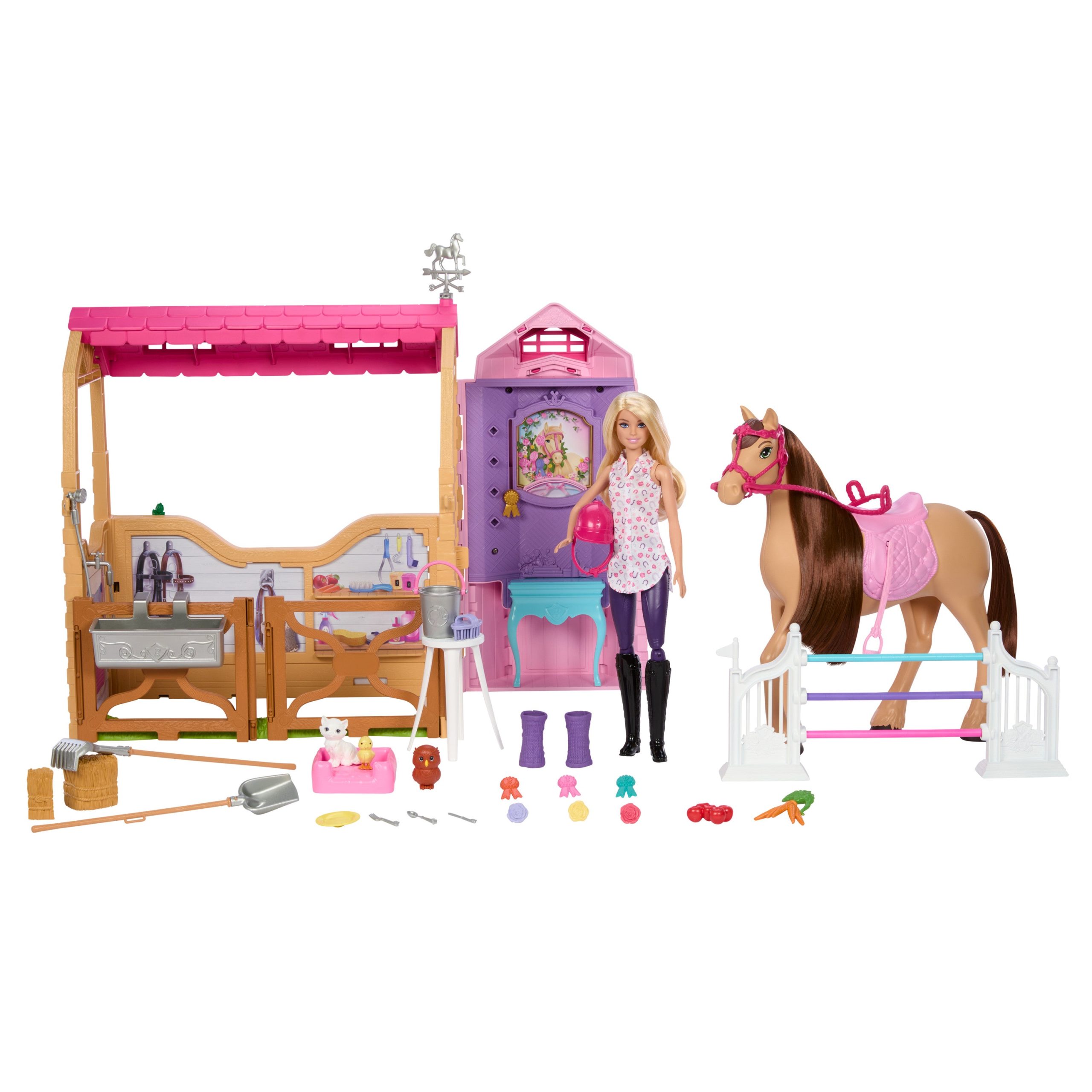 HXJ44_eRetail_Assets__without_Feature_Callouts__1.jpg Barbie Ultimate Stable Playset - Image 1