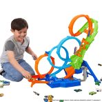 Hot Wheels 4-Loop Crash-Out Track Set - Image 2