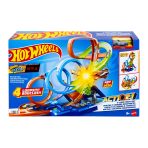 Hot Wheels 4-Loop Crash-Out Track Set - Image 7