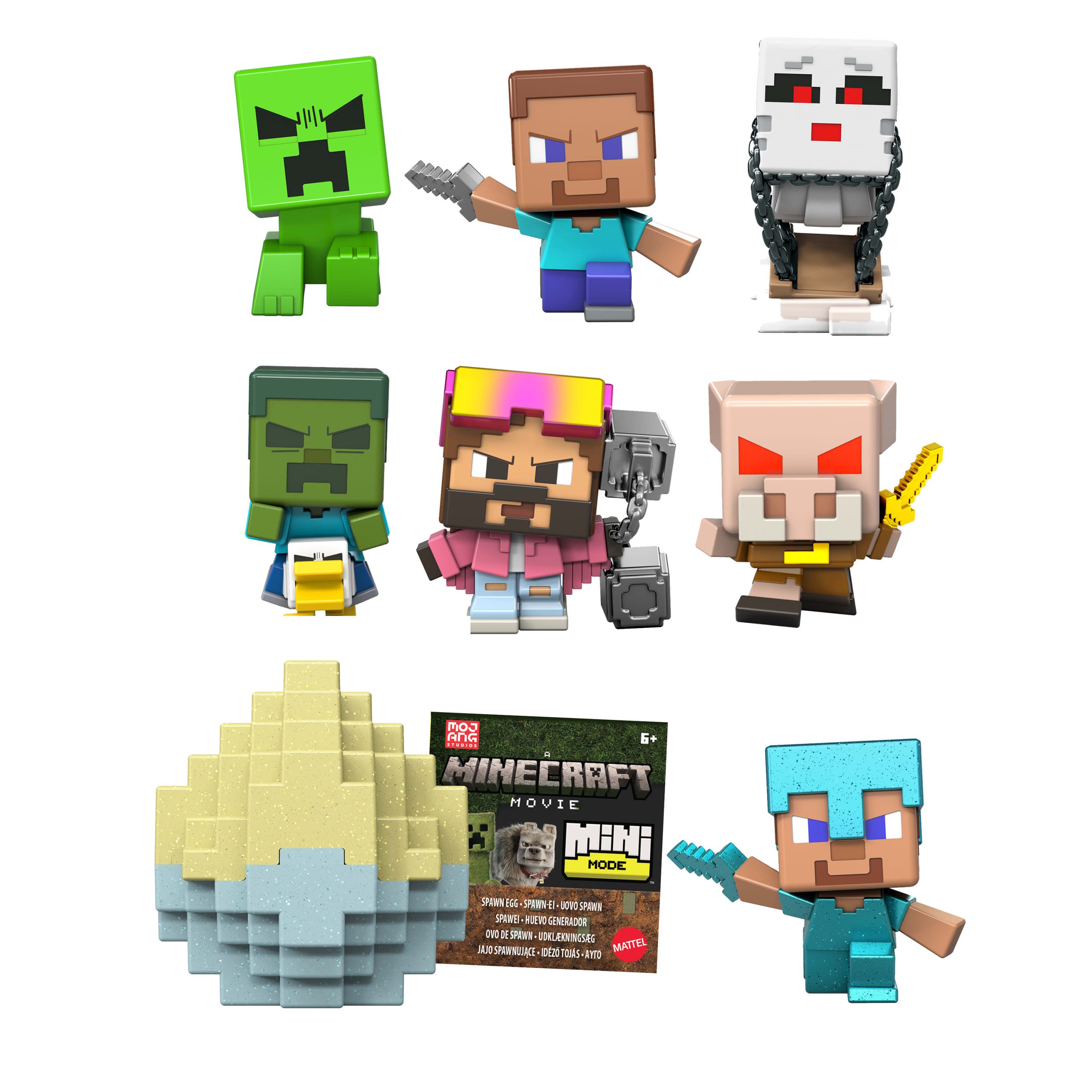 HXT64_eRetail_Assets__without_Feature_Callouts__1.jpg Minecraft Mini Mode Spawn Egg with Surprise Mini Figure - Image 1