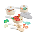 Fisher-Price Wooden Pots and Pans Set
