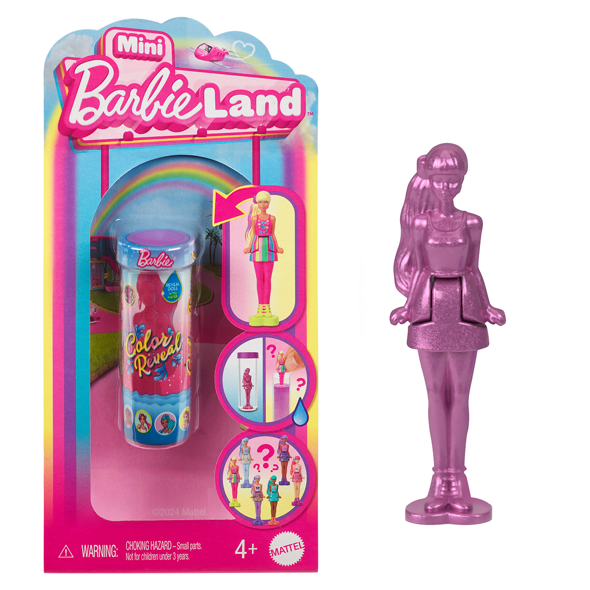 HYF28.png Barbie Mini BarbieLand Colour Reveal Dolls, Assorted - Image 1