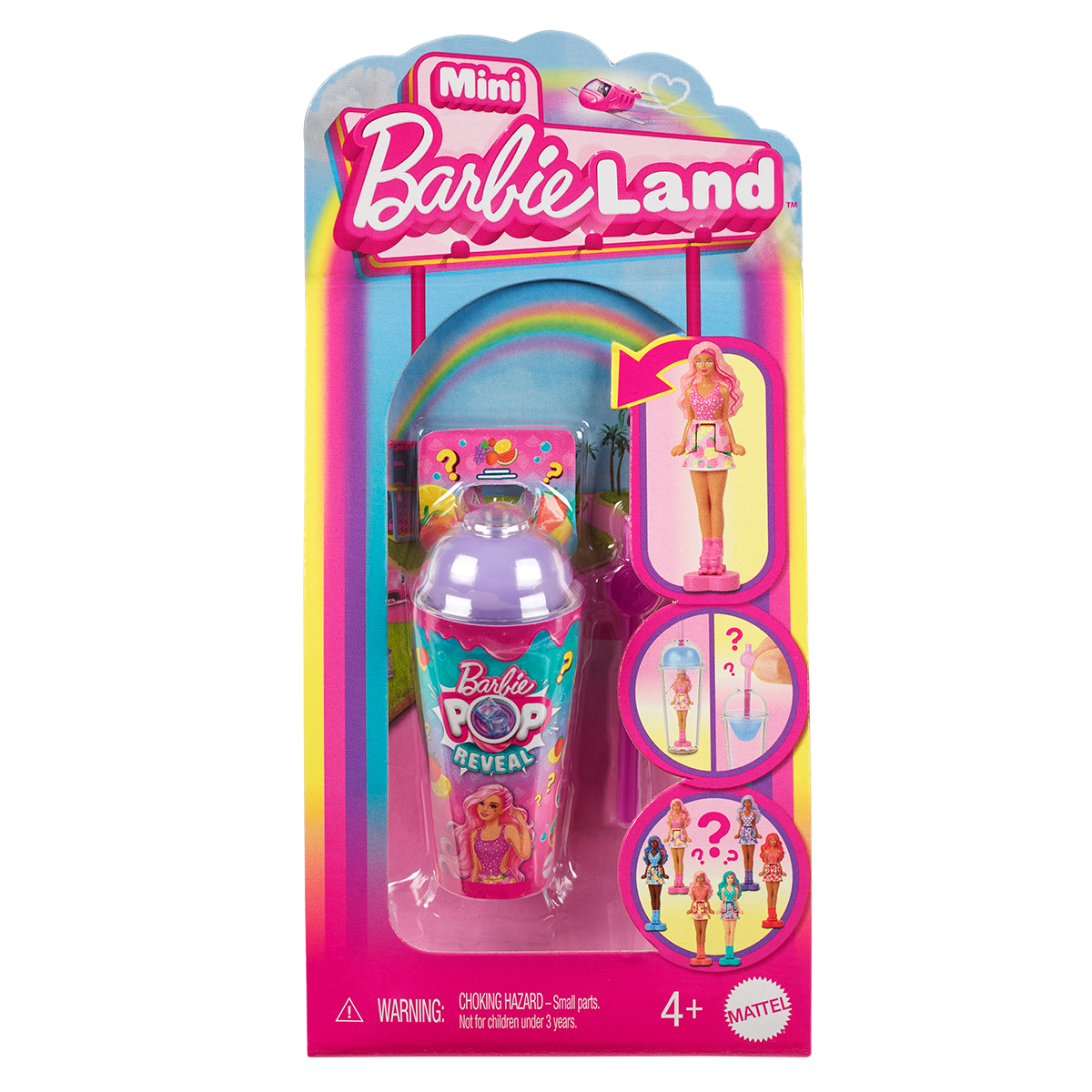 HYM26_PIP_24_028.png Barbie Mini BarbieLand Pop Reveal Dolls, Assorted - Image 1