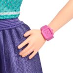 Barbie Fashionistas Doll #232 in Jersey Top and Pleated Purple Skirt - Image 4