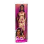 Barbie Fashionistas Doll #233 in Checkered Flower Midi Dress - Image 5