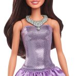 Barbie Fashionistas Doll #234 in Sequinned Purple Dress and Silvery Accessories - Image 3