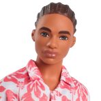 Barbie Fashionistas Ken Doll #235 in Hawaiian Print Jumpsuit with Green Sandals - Image 3