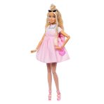Barbie Deluxe Style Doll #3 in Pastel Pink Barbiecore Dress with Oversized Bow