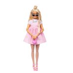 Barbie Deluxe Style Doll #3 in Pastel Pink Barbiecore Dress with Oversized Bow - Image 2
