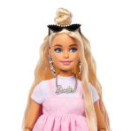 Barbie Deluxe Style Doll #3 in Pastel Pink Barbiecore Dress with Oversized Bow - Image 4