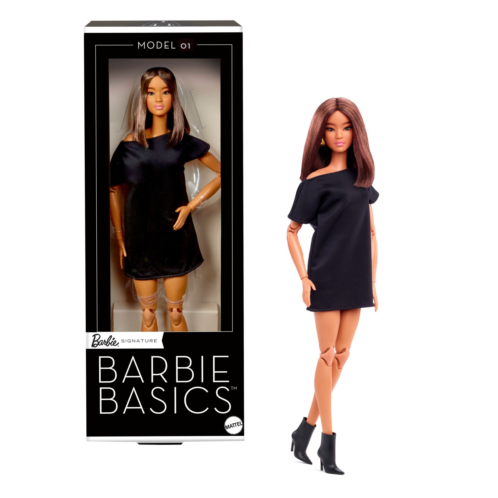 JBH72.jpg Barbie Basics 2025 Series 1, Doll 1 - Image 1