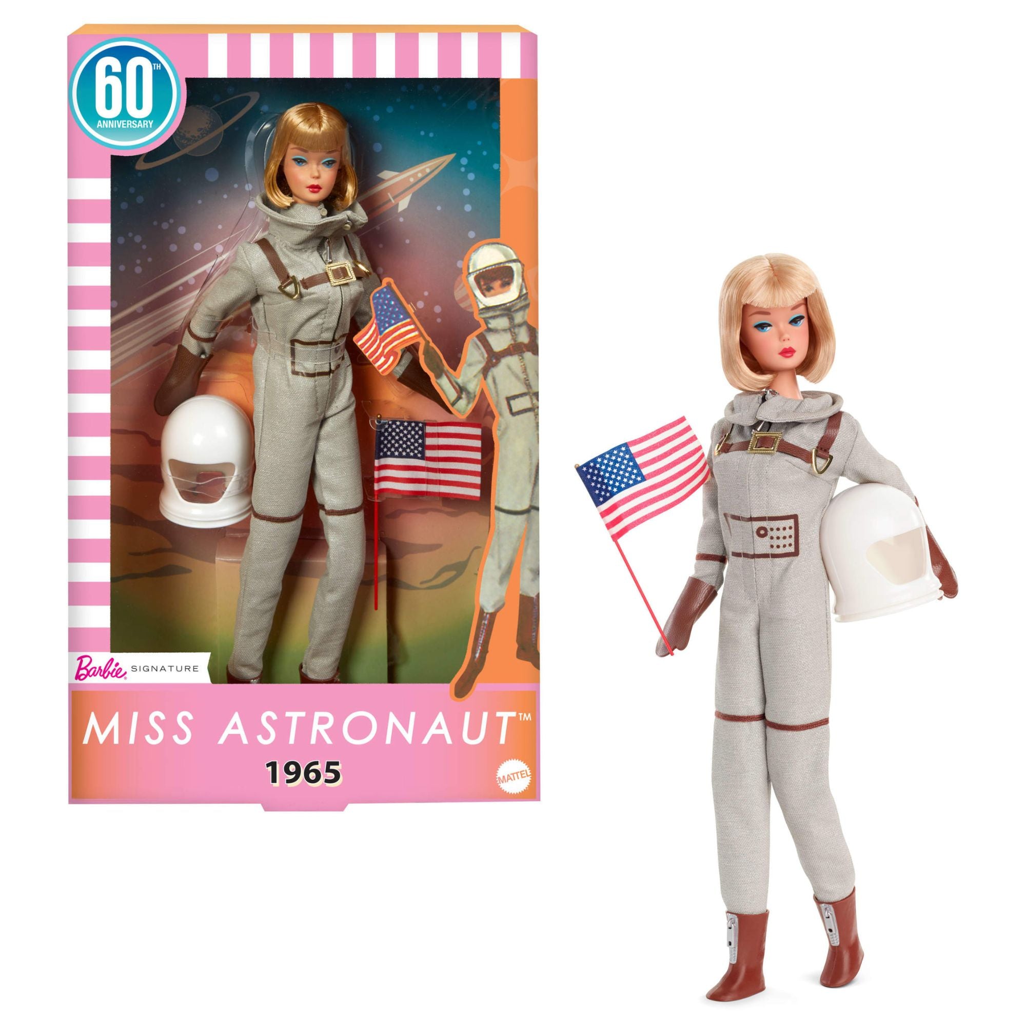 JBJ48.jpg Barbie Signature Miss Astronaut 60th Anniversary Doll - Image 1