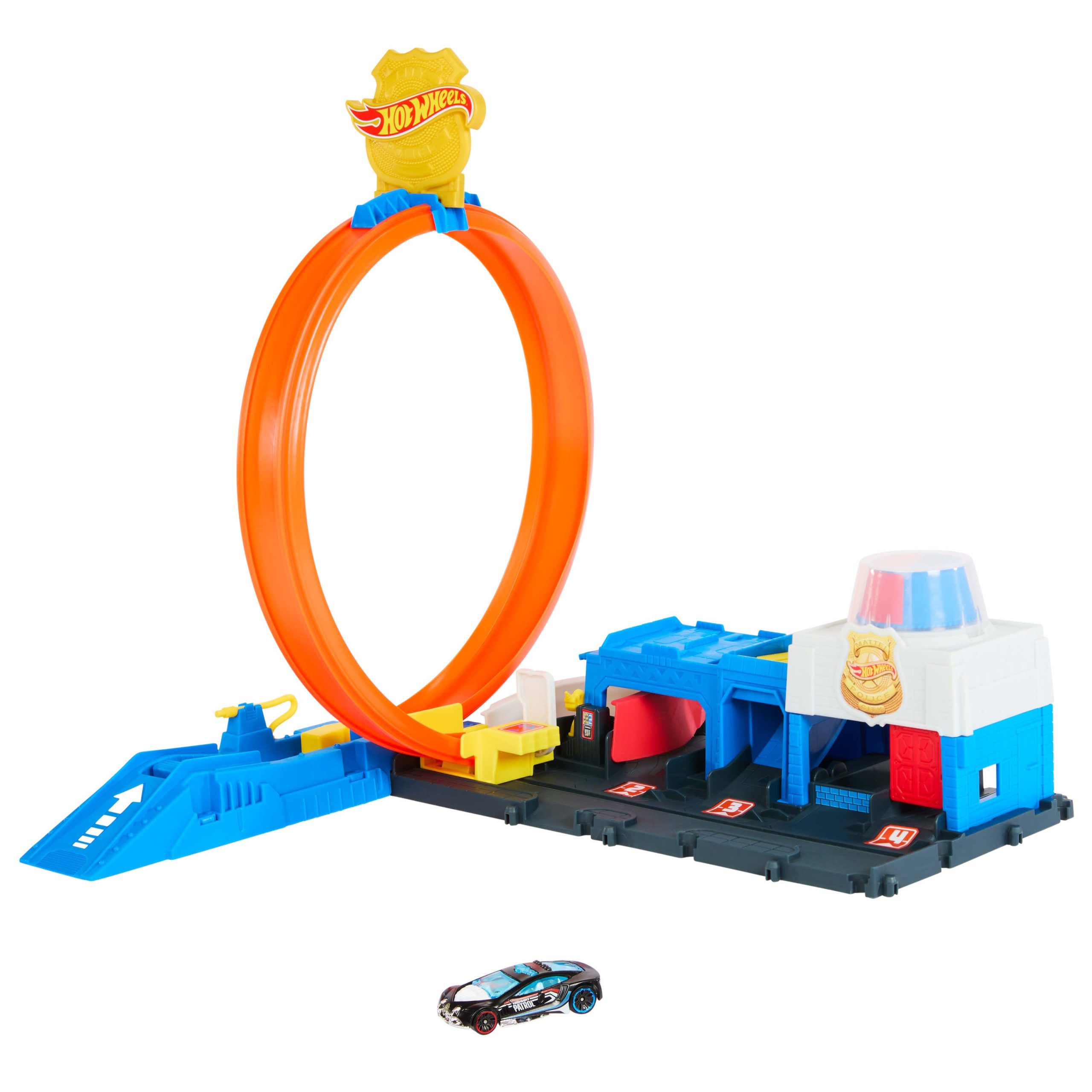 JBM71_eRetail_Assets__without_Feature_Callouts__4_98e87fe9-982b-4acd-b48a-c72e07850c75.jpg Hot Wheels City Super Police Station - Image 1