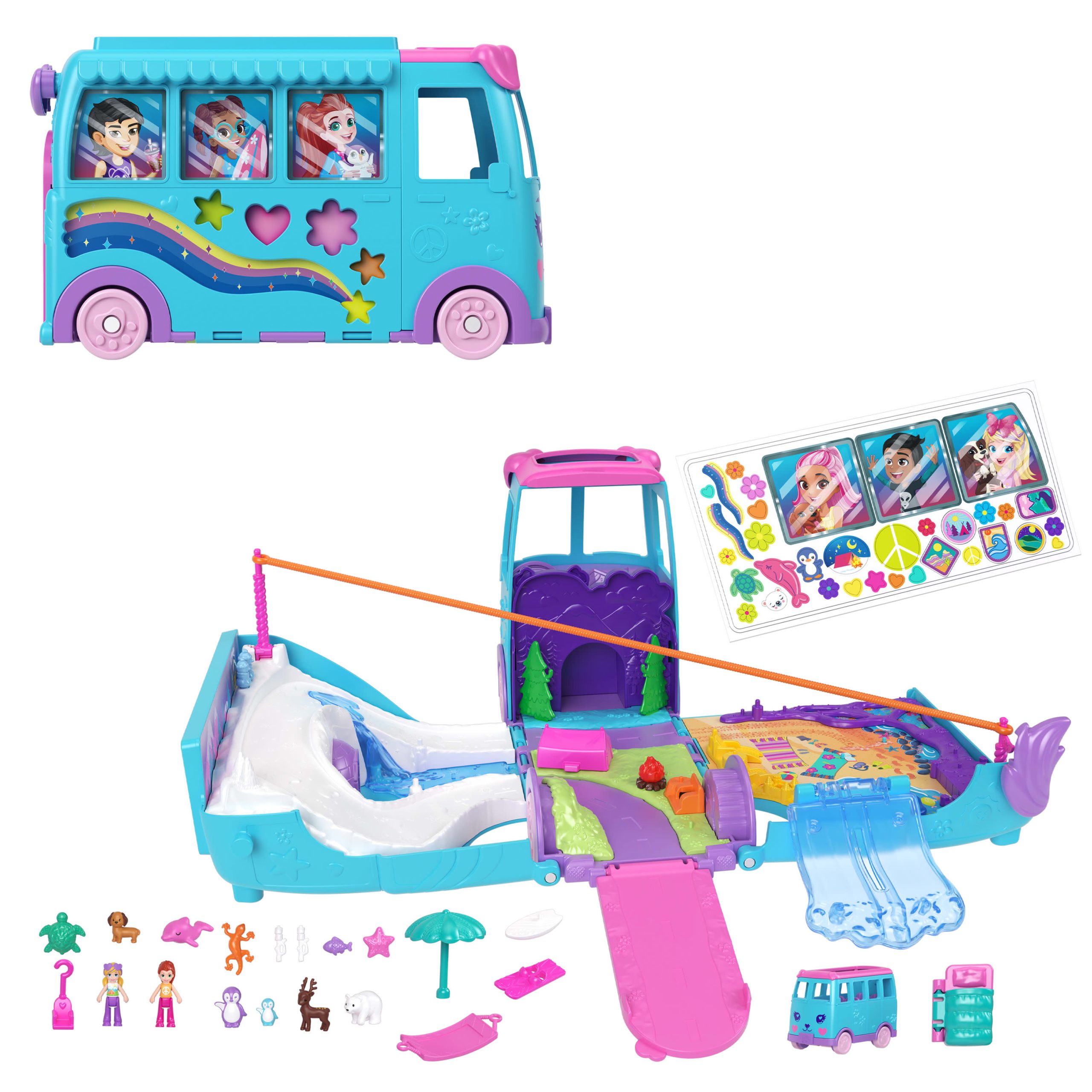 JCC22_eRetail_Assets__without_Feature_Callouts__1.jpg Polly Pocket Pet Mobile Adventure Playset - Image 1