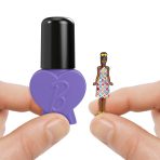 Barbie Mini BarbieLand Fashionistas Dolls, 1.5-inch Dolls in “Nail Polish” Container, Surprise Reveal (Styles May Vary) - Image 3