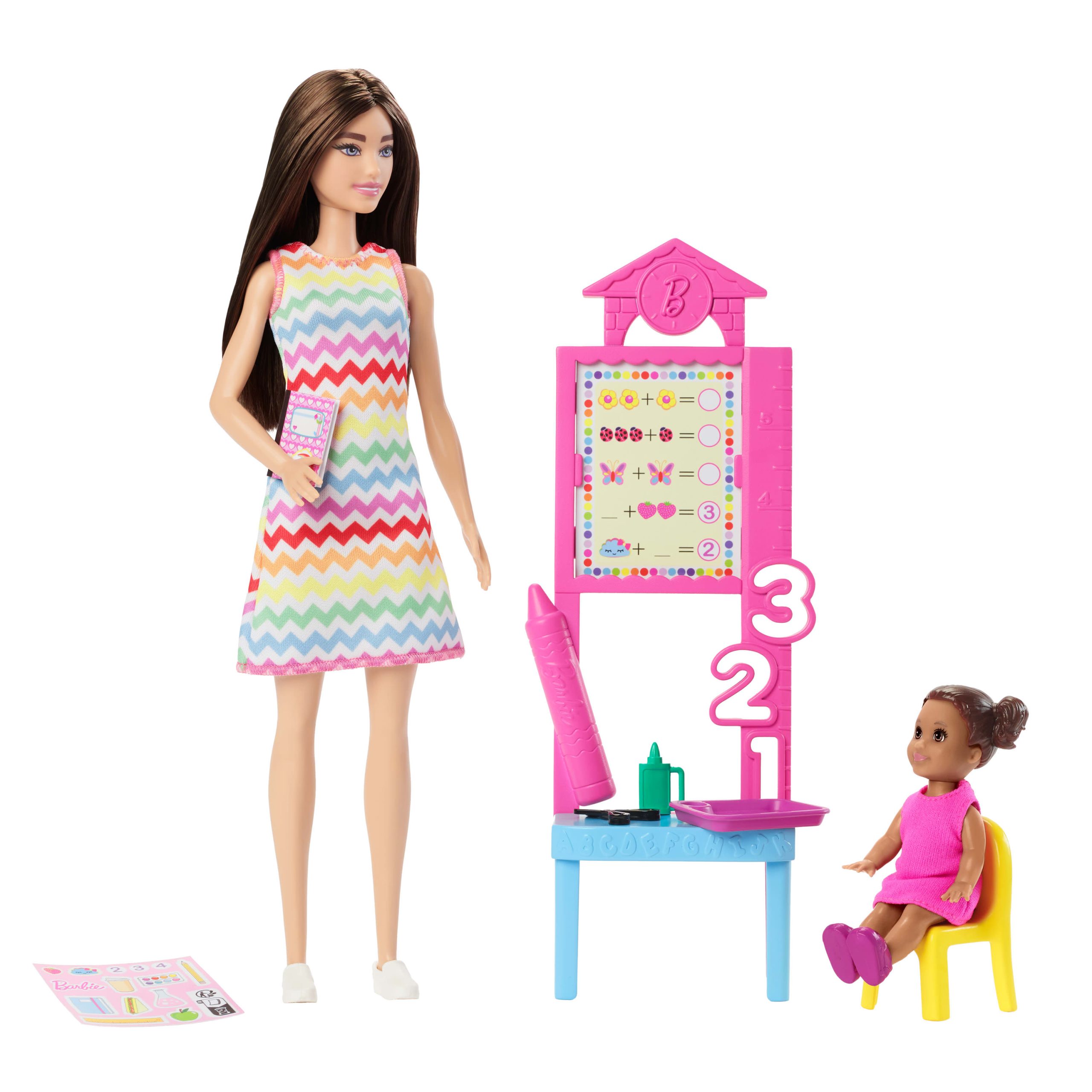 JCR76_eRetail_Assets__without_Feature_Callouts__1.jpg Barbie Teacher Doll - Image 1