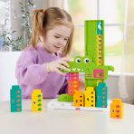 Fisher-Price Adding Alligator Educational Toy with 10 Stacking Blocks for Preschool Kids - Image 7