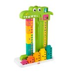 Fisher-Price Adding Alligator Educational Toy with 10 Stacking Blocks for Preschool Kids - Image 3
