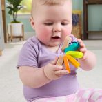 Fisher-Price Wooden Clacker Caterpillar Developmental Activity Rattle Toy for Baby, 1 Wood Piece - Image 5
