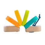 Fisher-Price Wooden Clacker Caterpillar Developmental Activity Rattle Toy for Baby, 1 Wood Piece - Image 2
