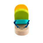 Fisher-Price Wooden Clacker Caterpillar Developmental Activity Rattle Toy for Baby, 1 Wood Piece - Image 3