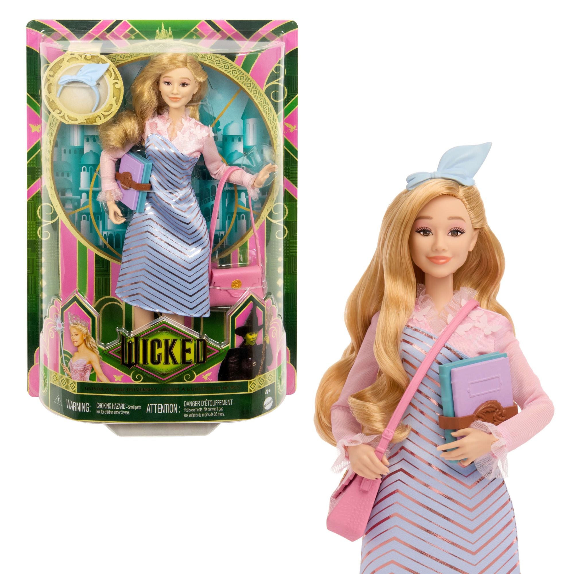 JDG11.jpg Wicked Glinda at Shiz University Fashion Doll - Image 1