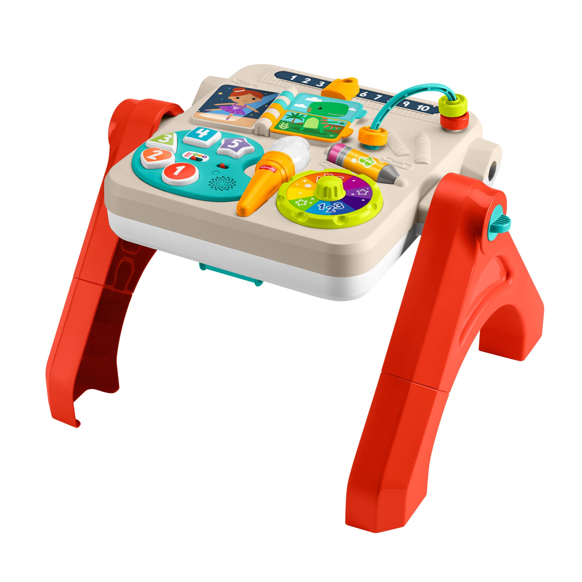 JDL65_eRetail_Assets__without_Feature_Callouts__1.jpg Fisher-Price Laugh & Learn 4-in-1 Activity Table & Easel - Image 1