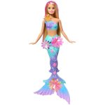 Barbie Flower Magic Mermaid Toy Doll with Surprise Blooming Flowers Feature & Pearl Headband Accessory