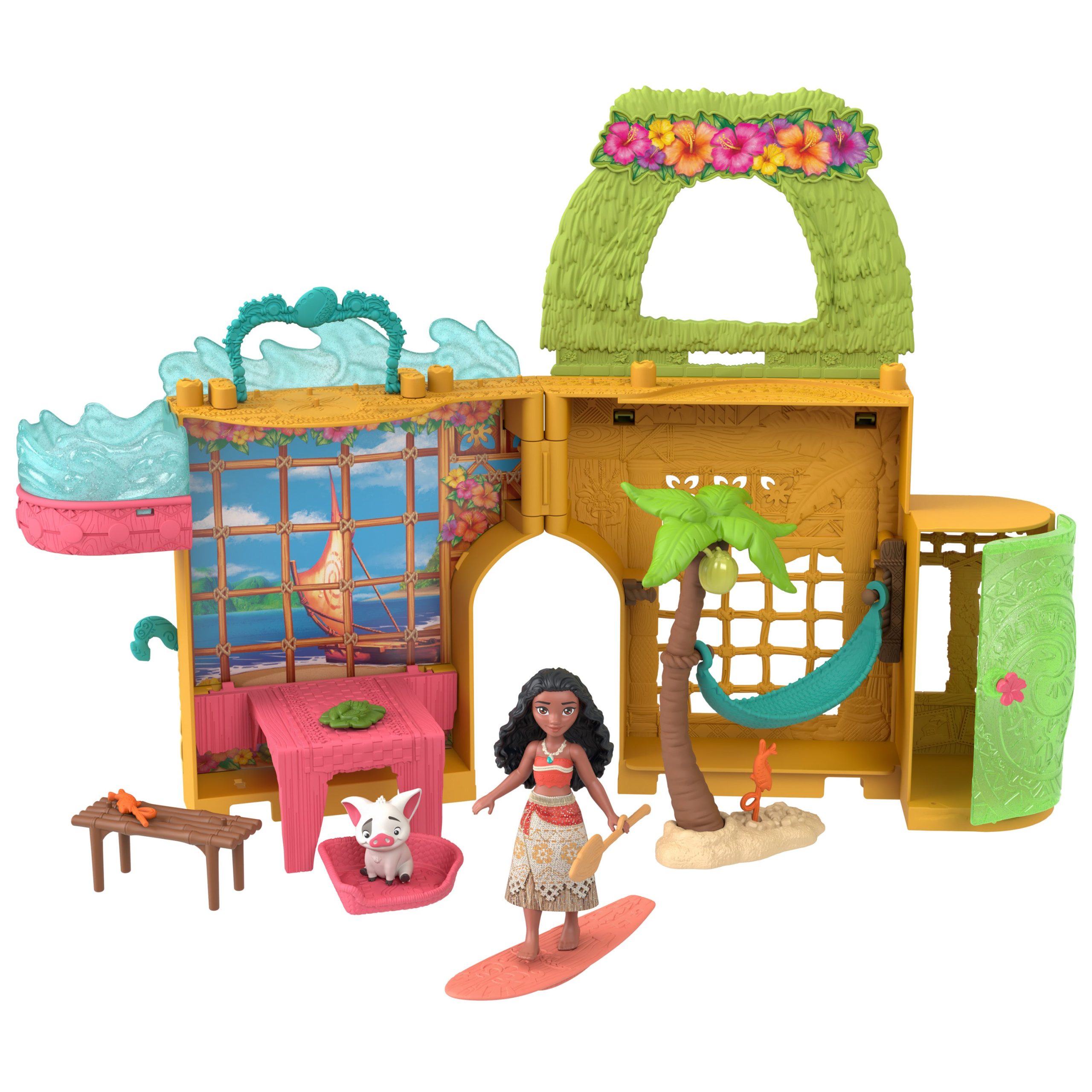 JDP58_eRetail_Assets__without_Feature_Callouts__1.jpg Disney Princess Moana Storytime Stackers Doll House - Image 1