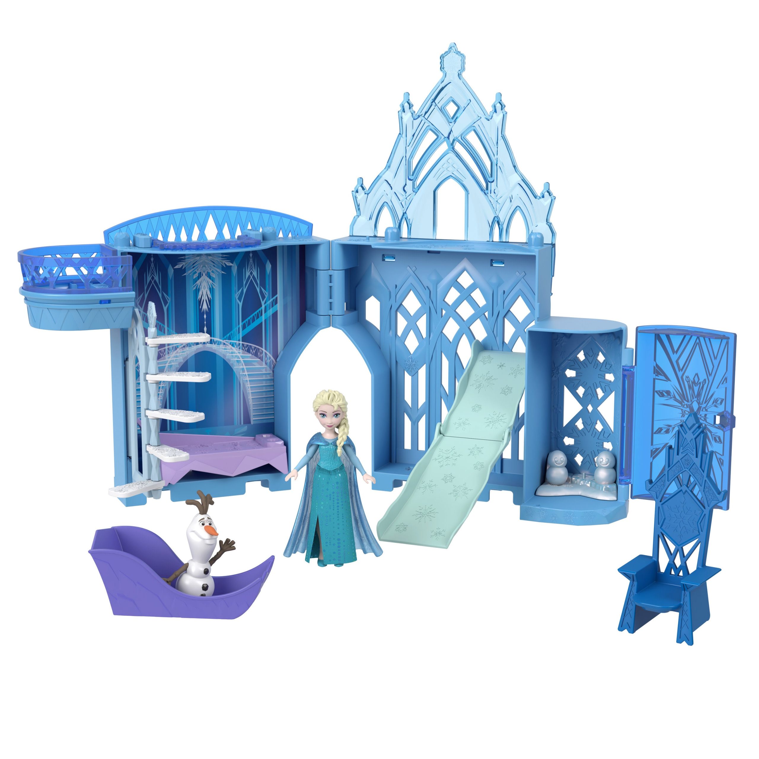 JDP63_eRetail_Assets__without_Feature_Callouts__1.jpg Disney Frozen Toys, Elsa’s Stacking Castle - Image 1