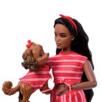 Barbie Twinning Looks Fashion Doll with Pet Dog - Image 4